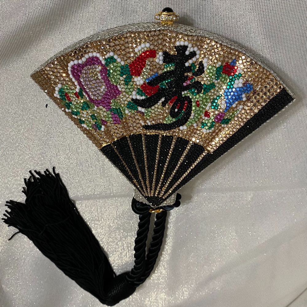 Landau Swarovski Crystal Evening Bag